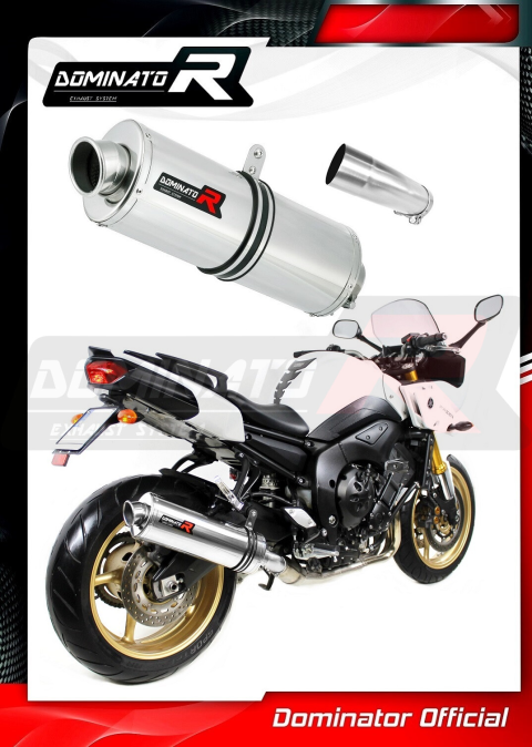 Прямоток DOMINATOR YAMAHA FZ8 FAZER 2010 - 2016 овальный