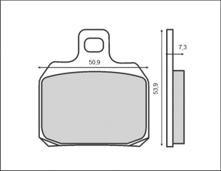 Тормозные колодки BRENTA FT 3035 (FA266)