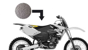 Обшивка сидения HUSQVARNA TE/TC 400-570 '01-'04 BLACKBIRD E1606