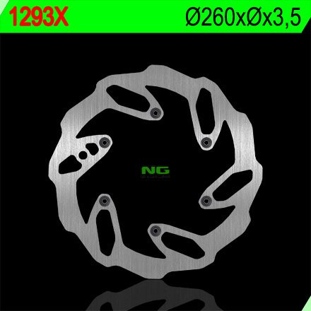 Гальмівний диск NG передній BETA RR ENDURO 250/300 &#39;12-&#39;19 (260X-X3,5) 4T 390/400/430/450/480/498 NG1293X