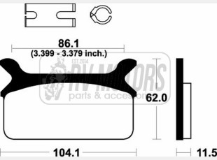 Тормозные колодки SBS 668H.LS
