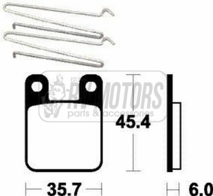 Тормозные колодки SBS 819HF