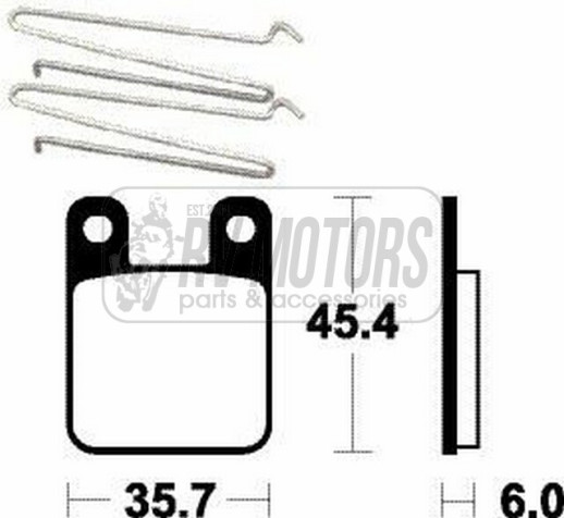Гальмівні колодки SBS 819HF