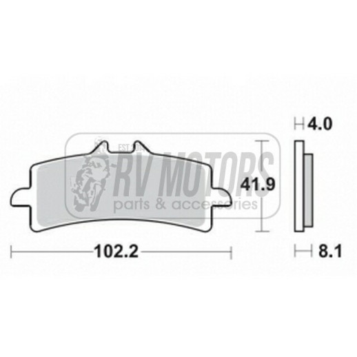 Гальмівні колодки SBS 901HS