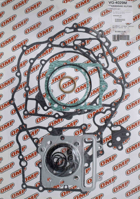 Полный комплект прокладок KAWASAKI KEF 300 LAKOTA '95-'04, KLF300 '86-'04 OMP 808805JR