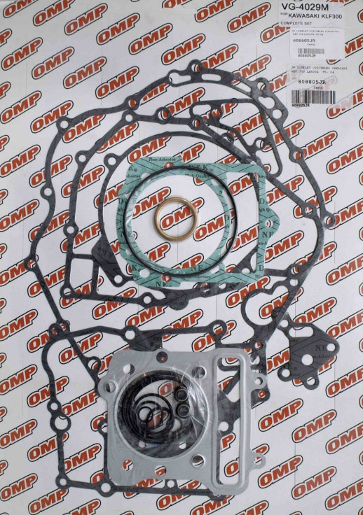 Повний комплект прокладок KAWASAKI KEF 300 LAKOTA &#39;95-&#39;04, KLF300 &#39;86-&#39;04 OMP 808805JR