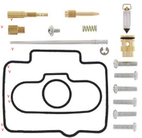 Ремкомплект карбюратора HONDA CR 125R '01 BEARING WORX CK30782 (26-1184)