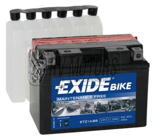 Аккумулятор EXIDE ETZ14-BS = YTZ14-BS