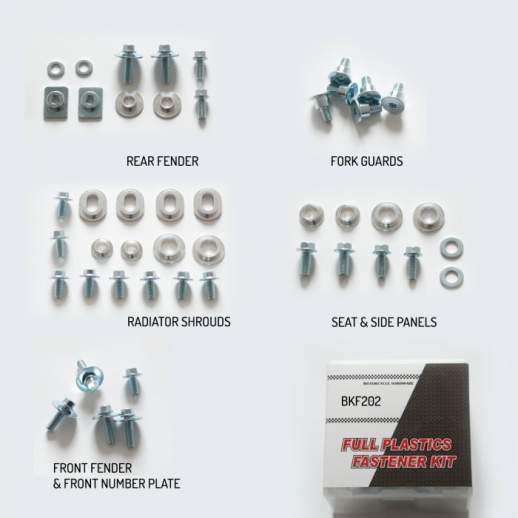 Комплект болтів пластику ACCEL BKF-202 YAMAHA YZF 250 '10-'13, WR 450F '12-'14
