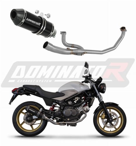 Полная система выхлопа Honda VTR 250 2009 - 2015 DOMINATOR HP3 черный