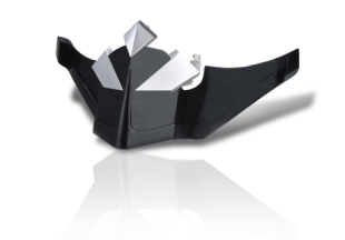 Нос маски 100% Black/Silver 12966-HM