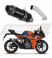 Прямоток KTM RC 390 2022 - 2024 DOMINATOR HP3 черный