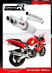 Прямоток DOMINATOR HONDA VTR 1000F FIRESTORM 2002 - 2006 круглый