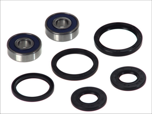 Підшипники осі колеса HONDA CB, CBR, VT; KAWASAKI KX, KZ; SUZUKI GW; YAMAHA FJ, FZ, RD, SRX, XJ, XP, XS, XTZ, XV, XZ, YP, YTZ 125-1100 1973-2020 4 RIDE AB25-1311