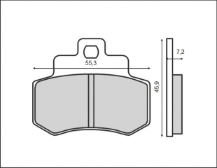 Тормозные колодки BRENTA FT 3036 (FA356)