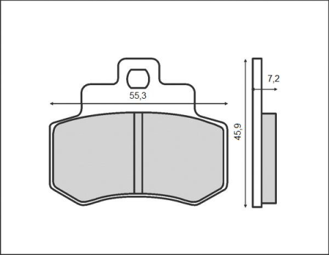 Тормозные колодки BRENTA FT 3036 (FA356)