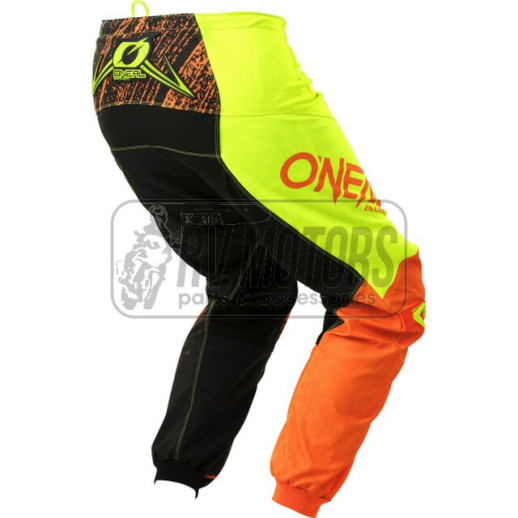 Штани O'Neal Element Burnout зелений/оранжевий Розмір 32