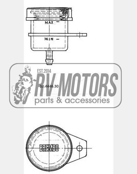 Гальмівний бачок BREMBO BRM 10444630