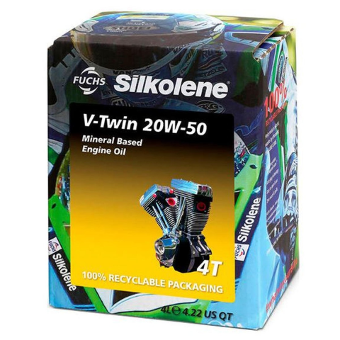 Моторна олія Silkolene V-twin 20w50 4л
