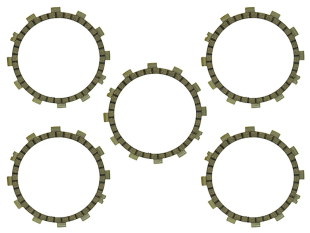 Фрикционные диски сцепления YAMAHA SR 250`94-00 (EBS2261) PSYCHIC MC-03781C