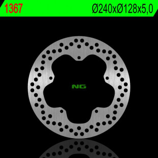 Тормозной диск NG задний PIAGGIO X10 125/350/500 12-17 (240X128X5MM) (5X6,5MM) NG1367