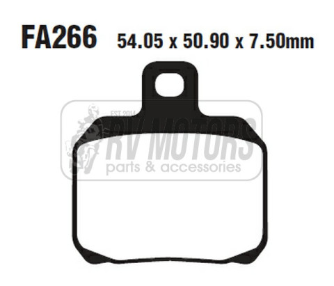 Тормозные колодки EBC FA266V