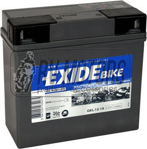 Акумулятор EXIDE GEL12-19