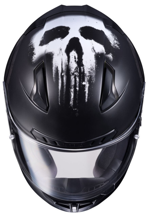 Шлем HJC CL-17 MARVEL The Punisher. Размер S. 