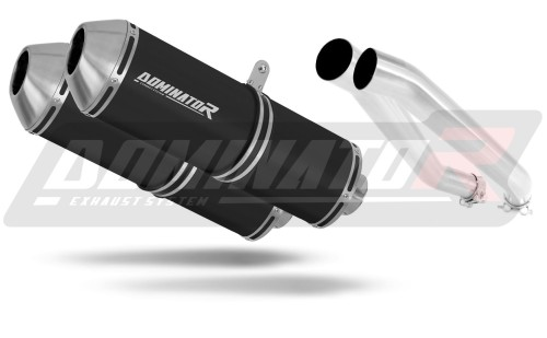 Прямоток Kawasaki Z1000 2003 - 2006 DOMINATOR OVR черный