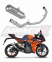 Полная система выхлопа KTM RC 390 2022 - 2024 DOMINATOR овальный G2