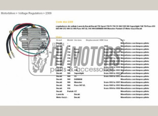Регулятор напряжения DUCATI 748/750/851/888/900/906/916`87-01 DZE ELEKTRYKA 2309-01