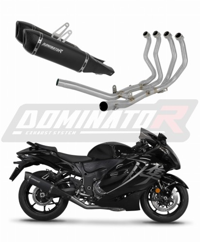 Полная система выхлопа Suzuki GSX 1300 R Hayabusa 2021 - 2024 DOMINATOR HP6 черный