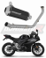 Полная система выхлопа Yamaha YZF R125 2021 - 2024 DOMINATOR овальный G2 черный