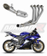 Полная система выхлопа Yamaha YZF R6 2006 - 2016 DOMINATOR GP3