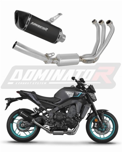 Полная система выхлопа Yamaha MT-09 2024 DOMINATOR HP6 черный