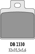 Тормозные колодки DELTA BRAKING DB2330MX-D (FA282)