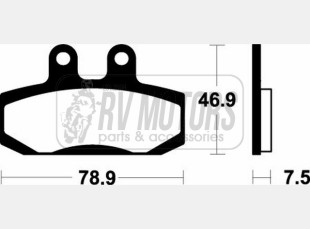 Тормозные колодки SBS 124HF