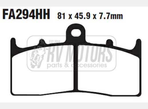 Гальмівні колодки EBC FA294HH