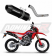 Прямоток Honda CRF 300L / Rally 2021 - 2023 DOMINATOR MX2 черный