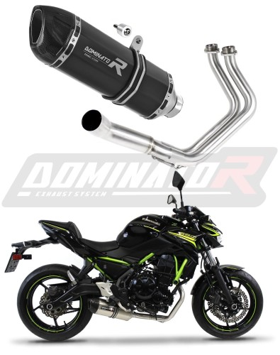 Полная система выхлопа Kawasaki Z650 2017 - 2023 DOMINATOR HP1 черный