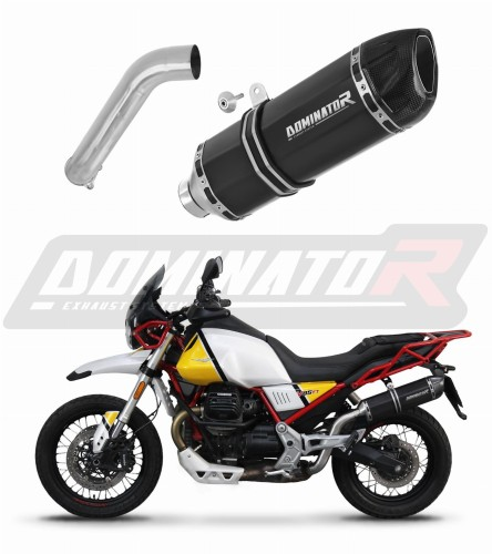 Прямоток Moto Guzzi V85 TT 2021 - 2023 DOMINATOR HP1 черный