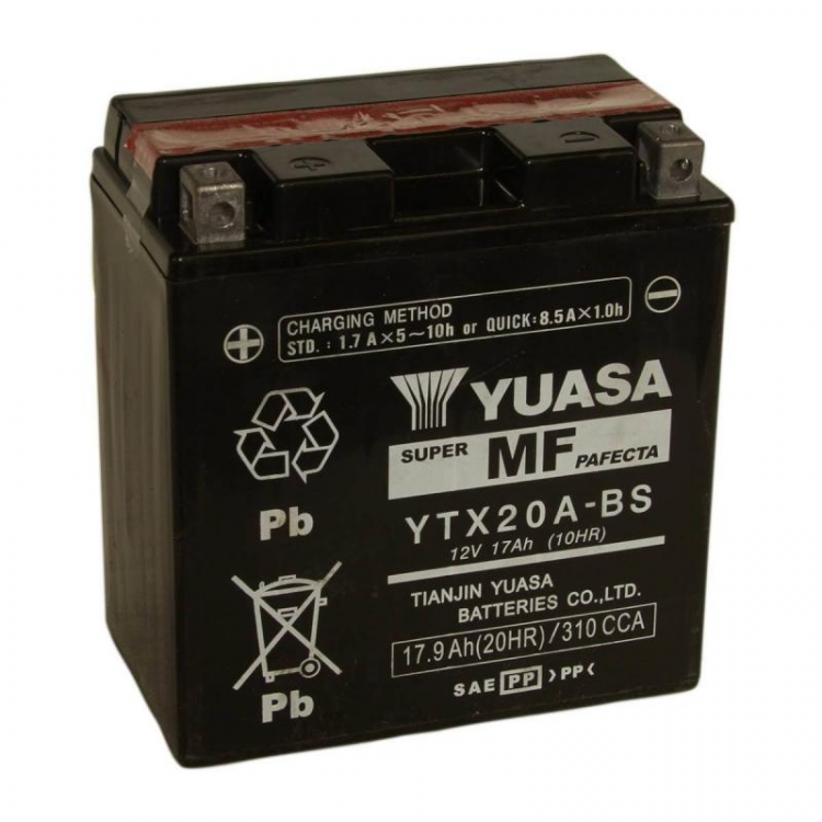 Аккумулятор TOPLITE YTX20A-BS (YTX20CH-BS)