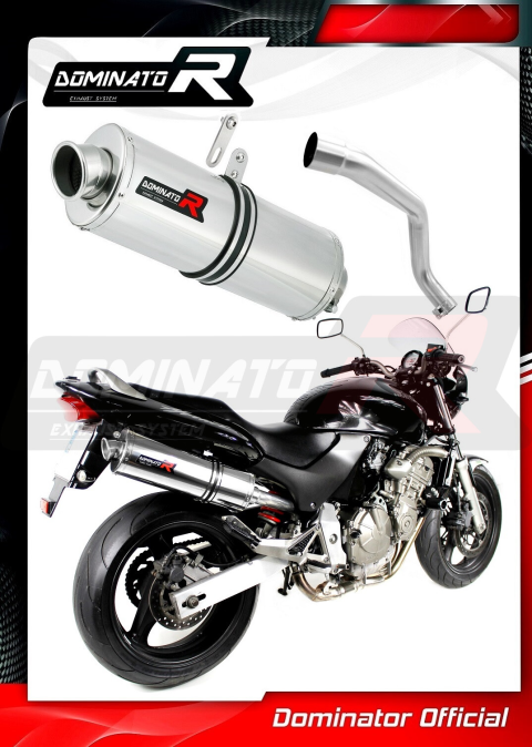 Прямоток DOMINATOR HONDA CB 600F HORNET 1998 - 2001 овальный