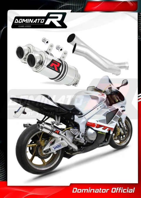 Прямоток DOMINATOR HONDA VTR 1000 RC51 SP1 (RVT 1000 R) GP 1 2000 - 2001