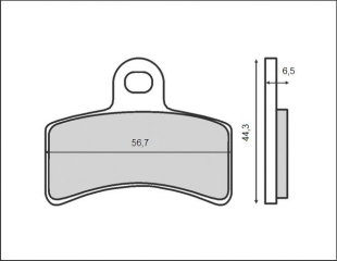 Тормозные колодки BRENTA FT 3039 (FA291)