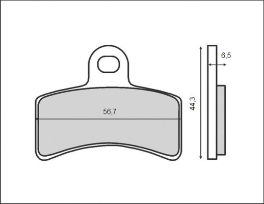 Гальмівні колодки BRENTA FT 3039 (FA291)