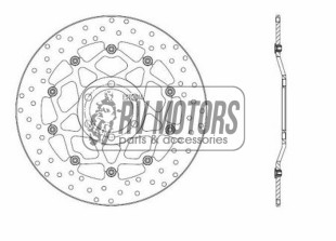 Тормозной диск BREMBO BRM 68B407A0
