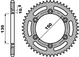 Приводная звезда HONDA NX 650 95-01, YAMAHA XJ 6 09-15 PBR 23646C45 (JTR245/3.46)