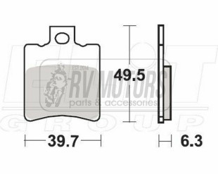 Тормозные колодки SBS 123HF