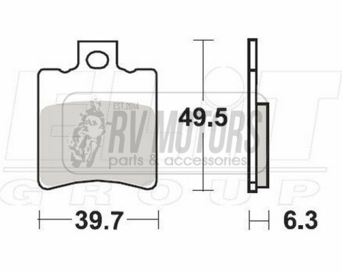 Тормозные колодки SBS 123HF